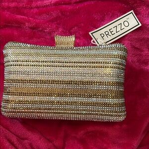 Gold and Silver Clutch Bag